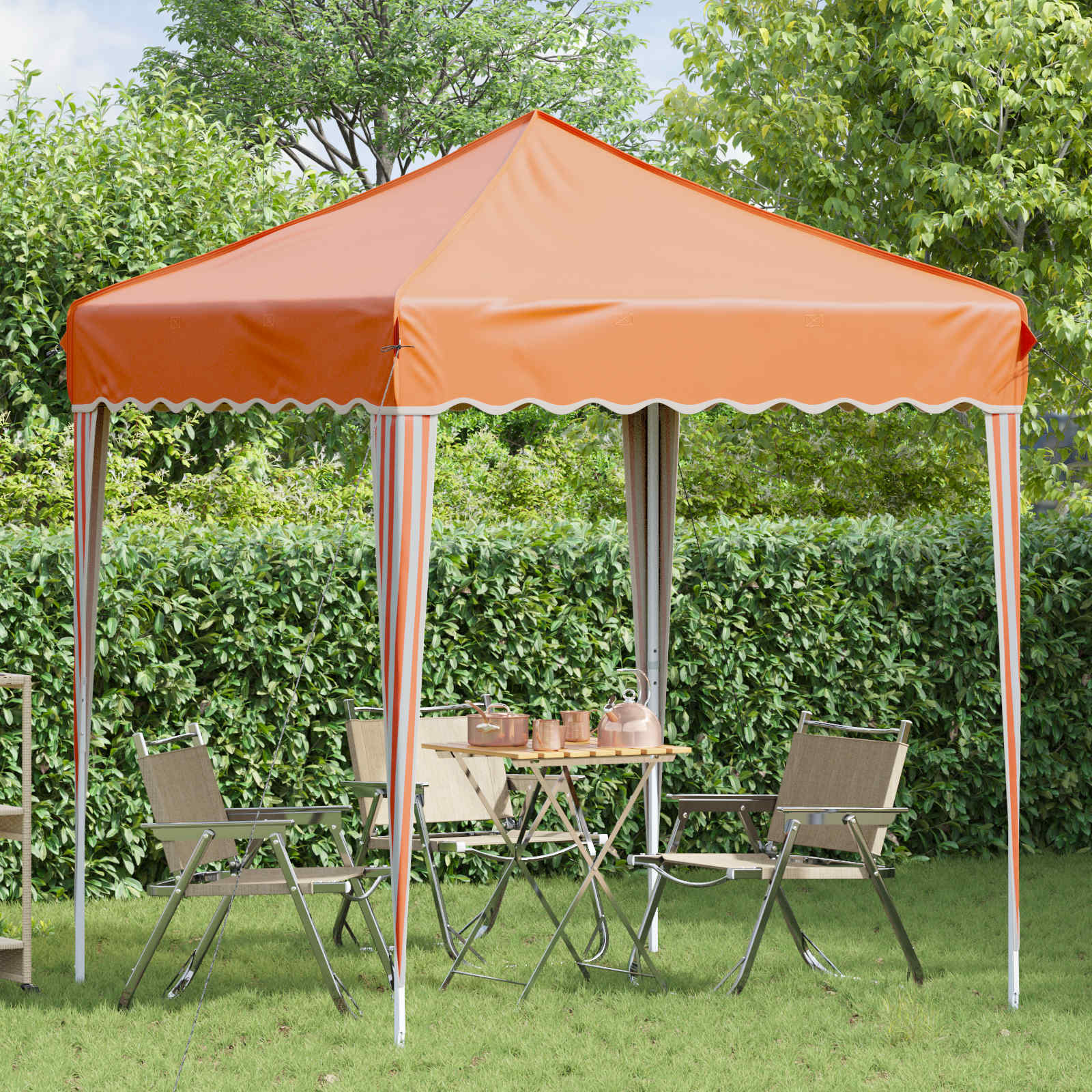 Tenda per feste a pop-up 195 x 195 x 245 cm Arancione | homemem39