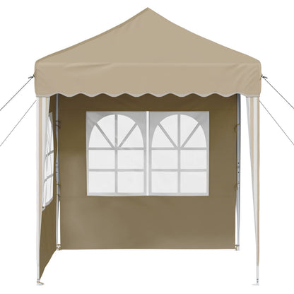 Tenda per feste a pop-up 195 x 195 x 245 cm Crema