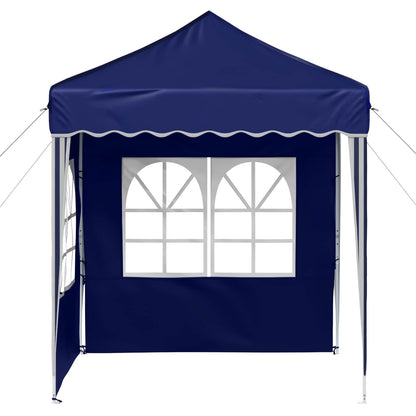 Tenda per feste a pop-up 195 x 195 x 245 cm Blu Tessuto Oxford | homemem39