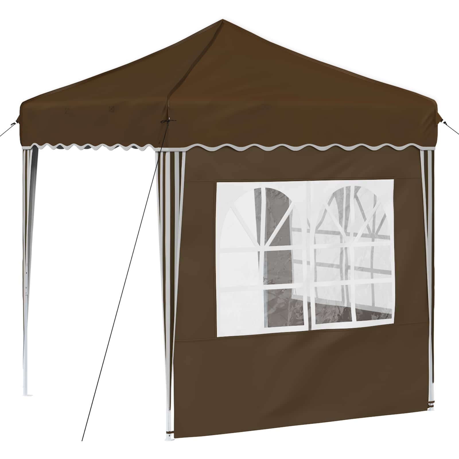 Tenda per feste a pop-up 195 x 195 x 245 cm Tortora | homemem39