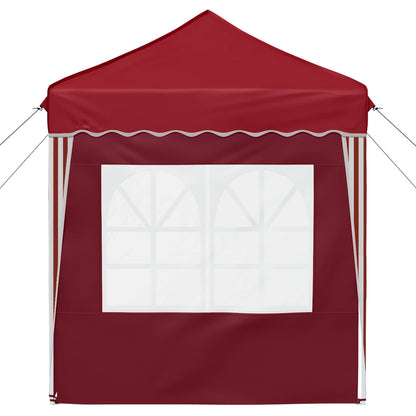 Tenda per feste a pop-up 195 x 195 x 245 cm Borgogna