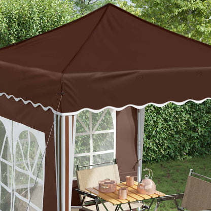 Tenda per feste a pop-up 195 x 195 x 245 cm Marrone | homemem39