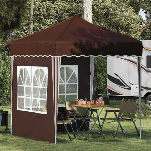 Tenda per feste a pop-up 195 x 195 x 245 cm Marrone | homemem39