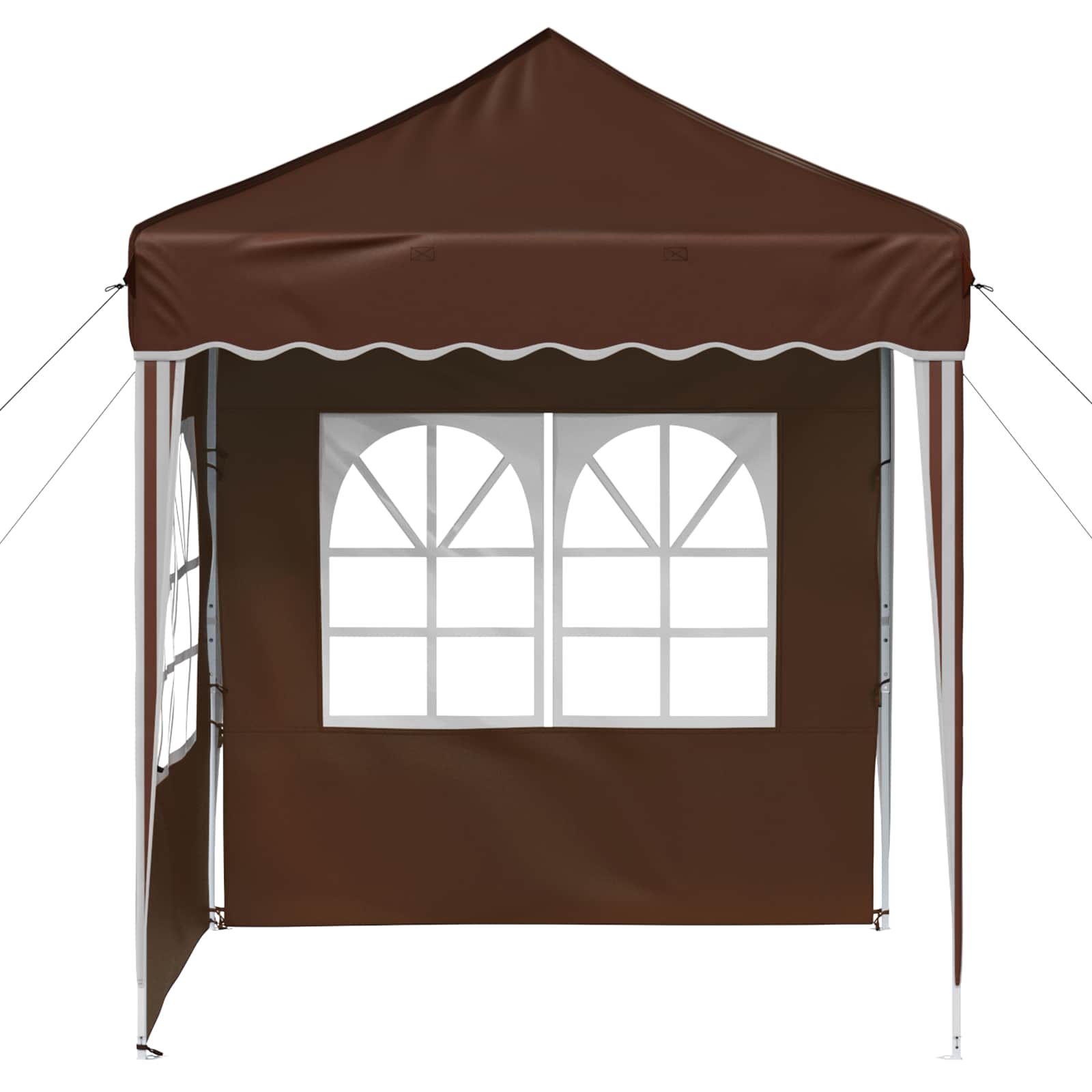 Tenda per feste a pop-up 195 x 195 x 245 cm Marrone | homemem39
