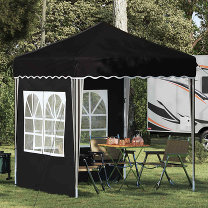 Tenda per feste a pop-up 195 x 195 x 245 cm Nero Tessuto Oxford | homemem39