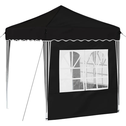 Tenda per feste a pop-up 195 x 195 x 245 cm Nero Tessuto Oxford | homemem39