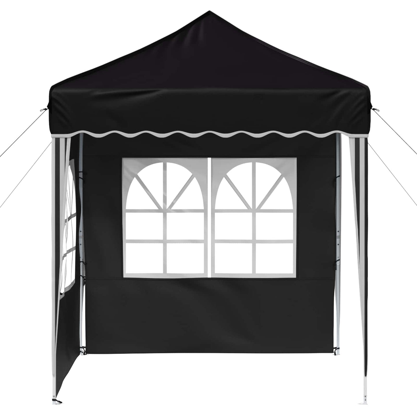 Tenda per feste a pop-up 195 x 195 x 245 cm Nero Tessuto Oxford | homemem39
