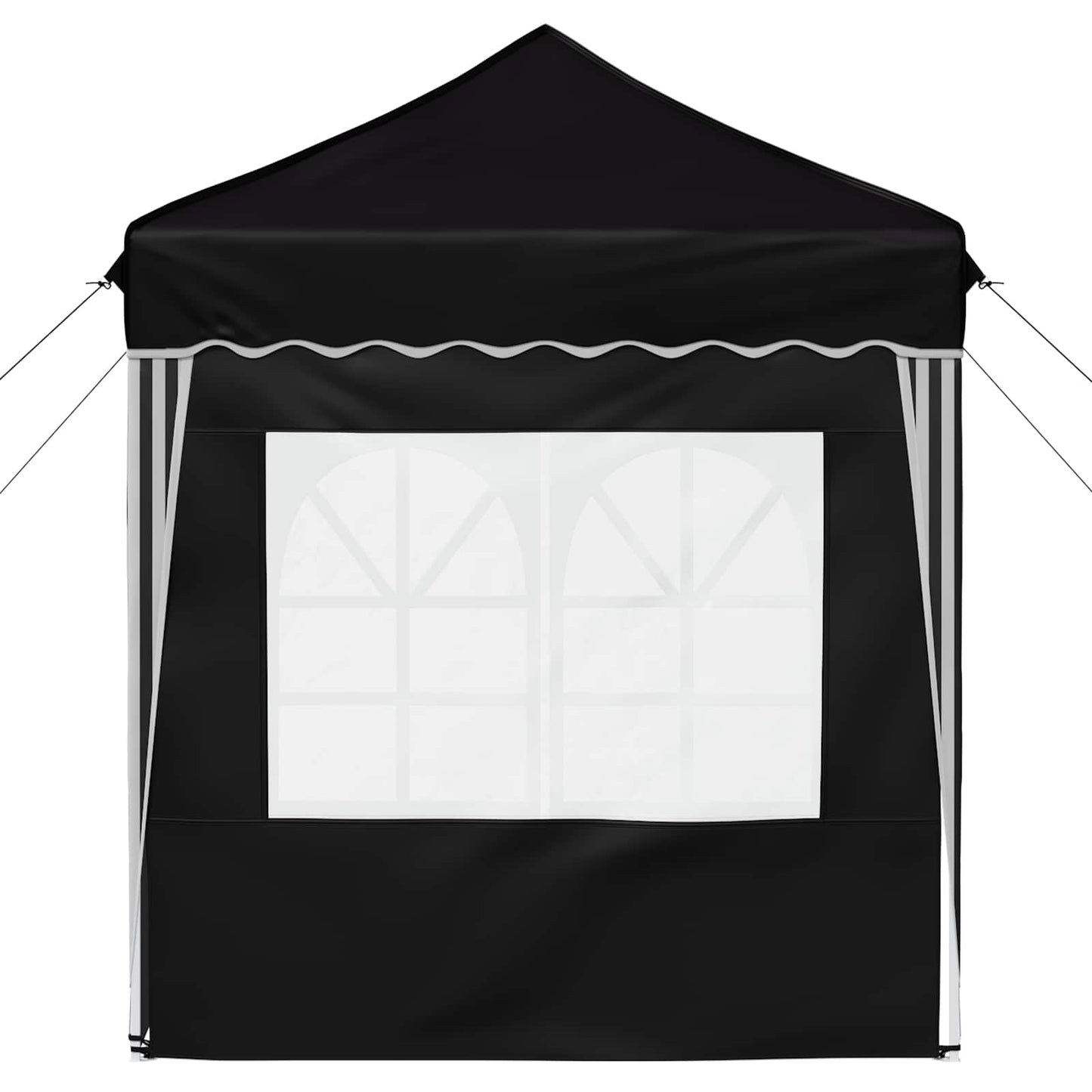 Tenda per feste a pop-up 195 x 195 x 245 cm Nero Tessuto Oxford | homemem39