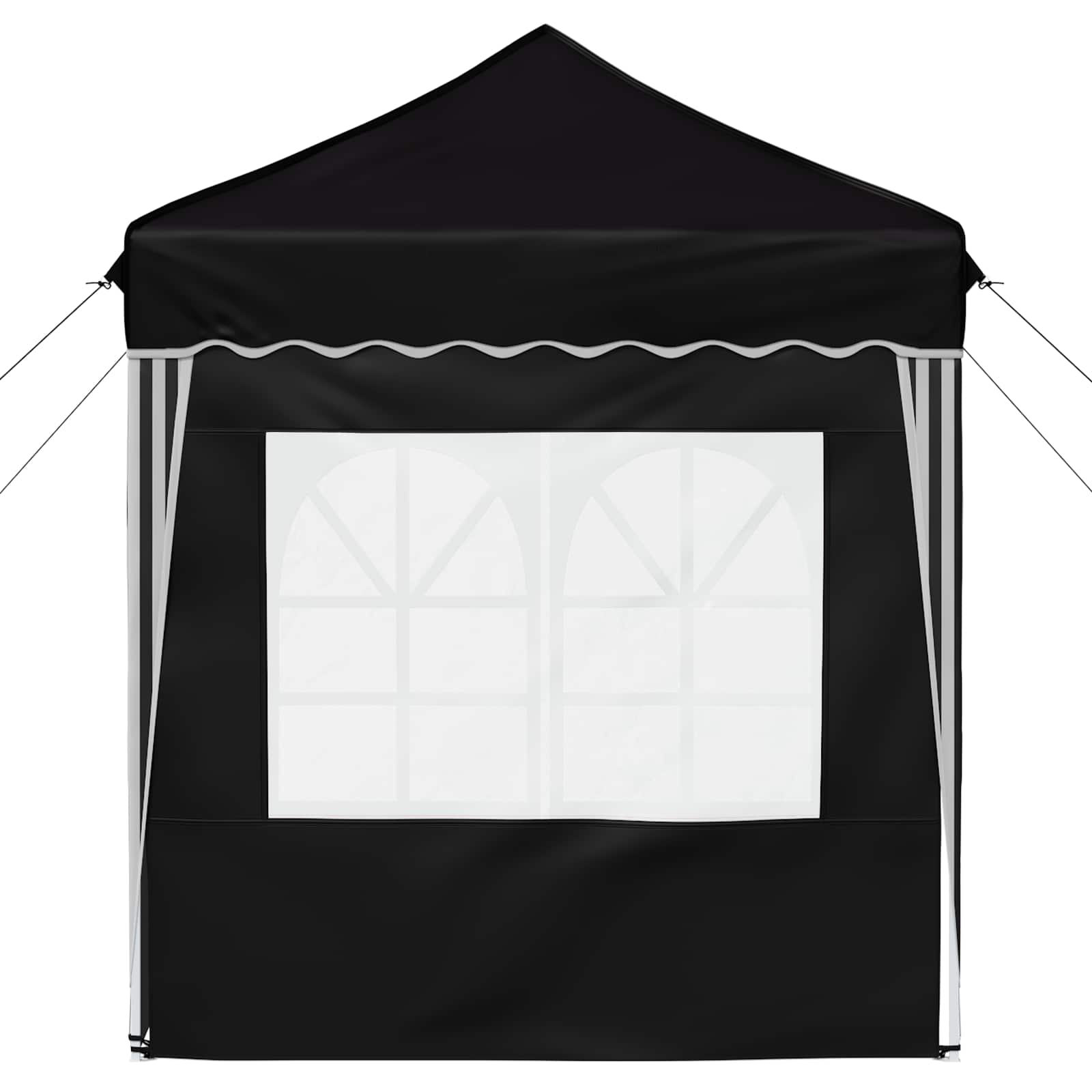 Tenda per feste a pop-up 195 x 195 x 245 cm Nero Tessuto Oxford | homemem39