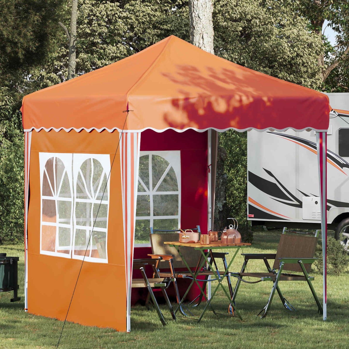 Tenda per feste a pop-up 195 x 195 x 245 cm Arancione | homemem39
