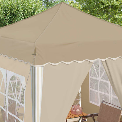 Tenda per feste a pop-up 195 x 195 x 245 cm Crema | homemem39