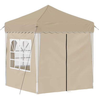 Tenda per feste a pop-up 195 x 195 x 245 cm Crema