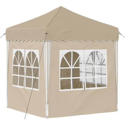 Tenda per feste a pop-up 195 x 195 x 245 cm Crema | homemem39