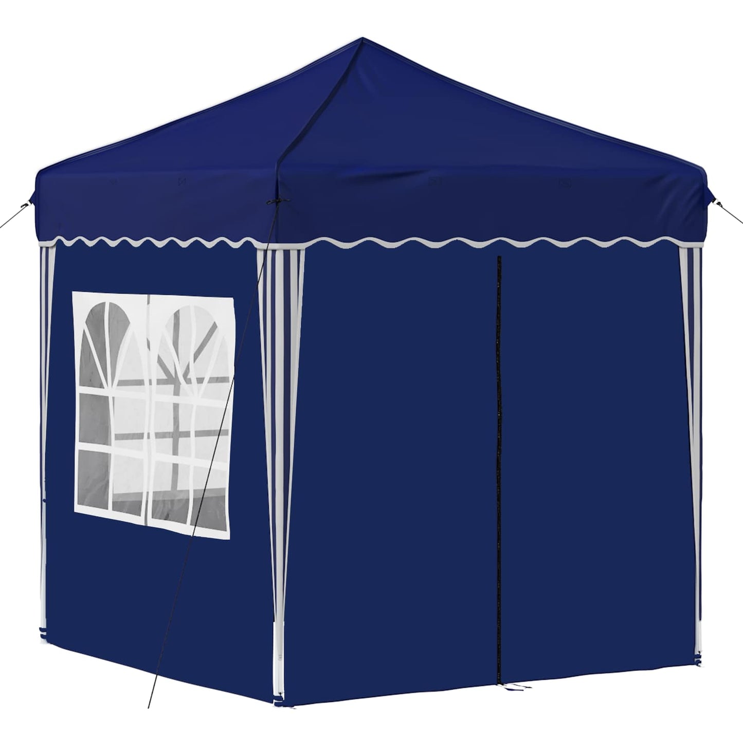 Tenda per feste a pop-up 195 x 195 x 245 cm Blu Tessuto Oxford | homemem39