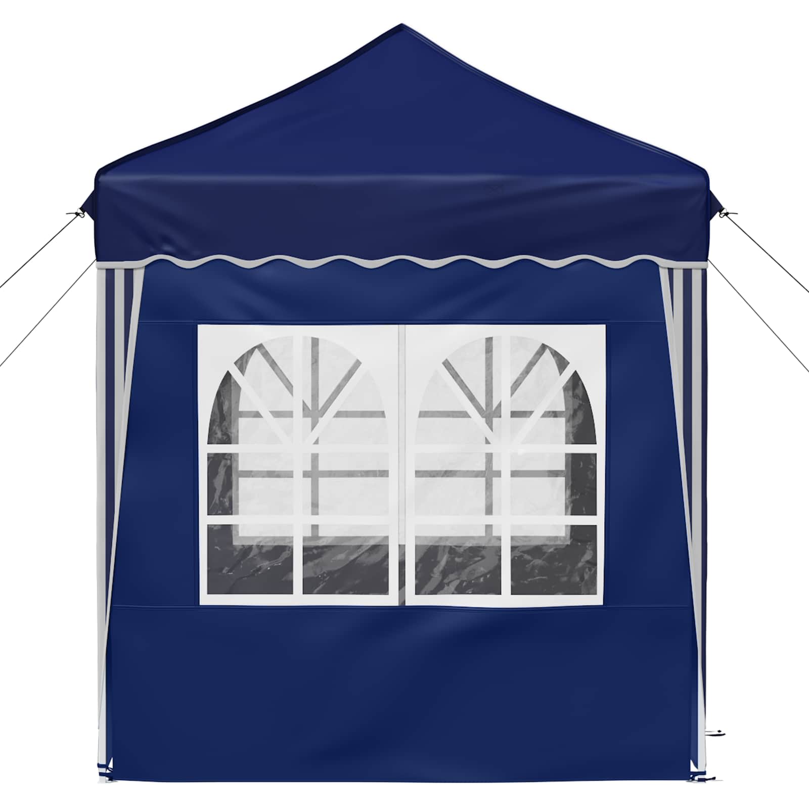 Tenda per feste a pop-up 195 x 195 x 245 cm Blu Tessuto Oxford | homemem39
