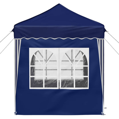 Tenda per feste a pop-up 195 x 195 x 245 cm Blu Tessuto Oxford