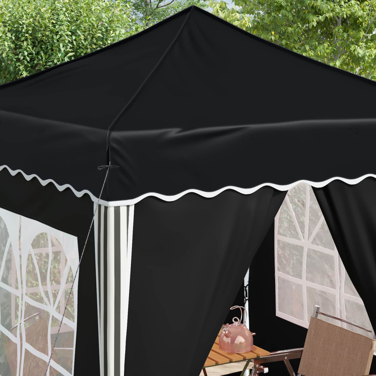 Tenda per feste a pop-up 195 x 195 x 245 cm Antracite | homemem39