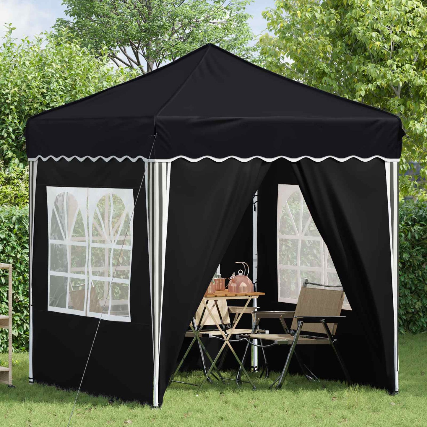 Tenda per feste a pop-up 195 x 195 x 245 cm Antracite