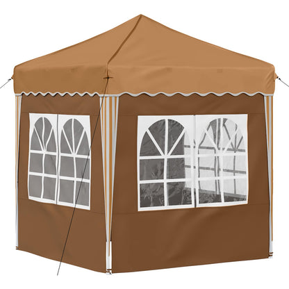 Tenda per feste a pop-up 195 x 195 x 245 cm Beige