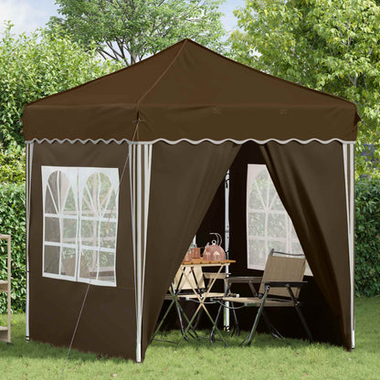 Tenda per feste a pop-up 195 x 195 x 245 cm Tortora
