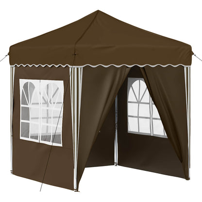 Tenda per feste a pop-up 195 x 195 x 245 cm Tortora | homemem39