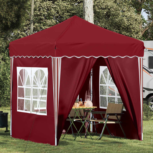 Tenda per feste a pop-up 195 x 195 x 245 cm Borgogna | homemem39