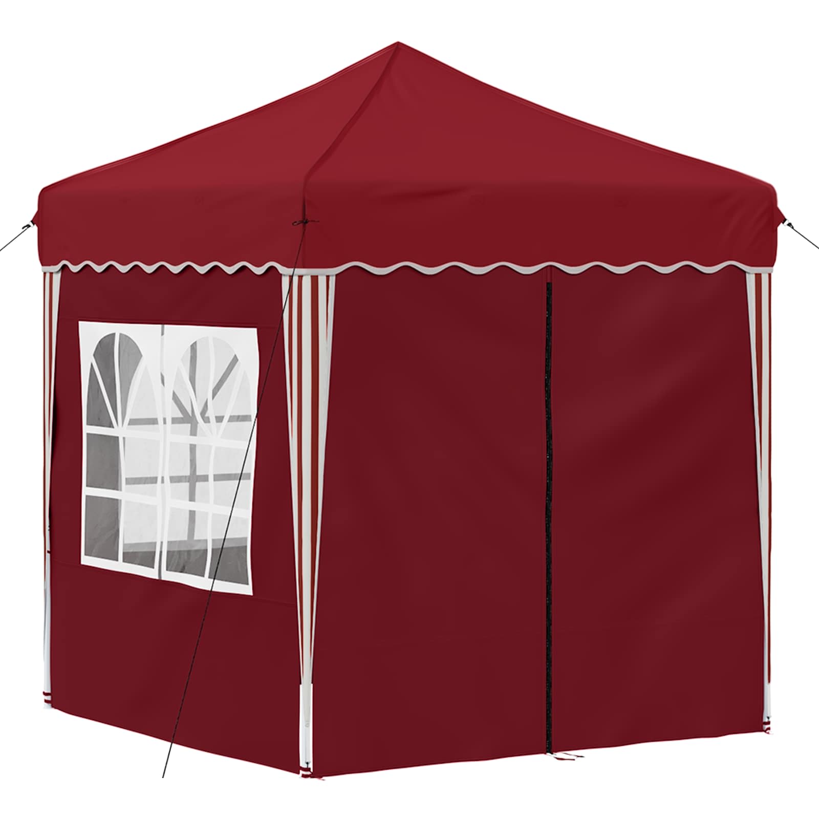 Tenda per feste a pop-up 195 x 195 x 245 cm Borgogna | homemem39