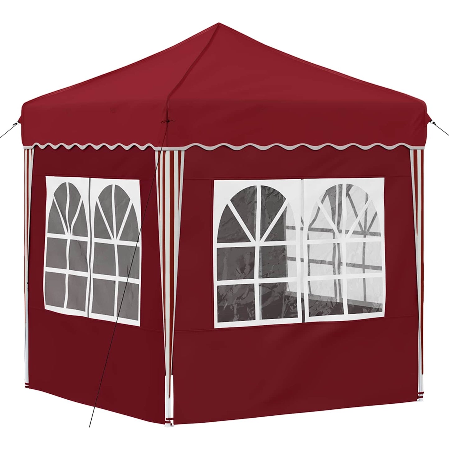 Tenda per feste a pop-up 195 x 195 x 245 cm Borgogna | homemem39