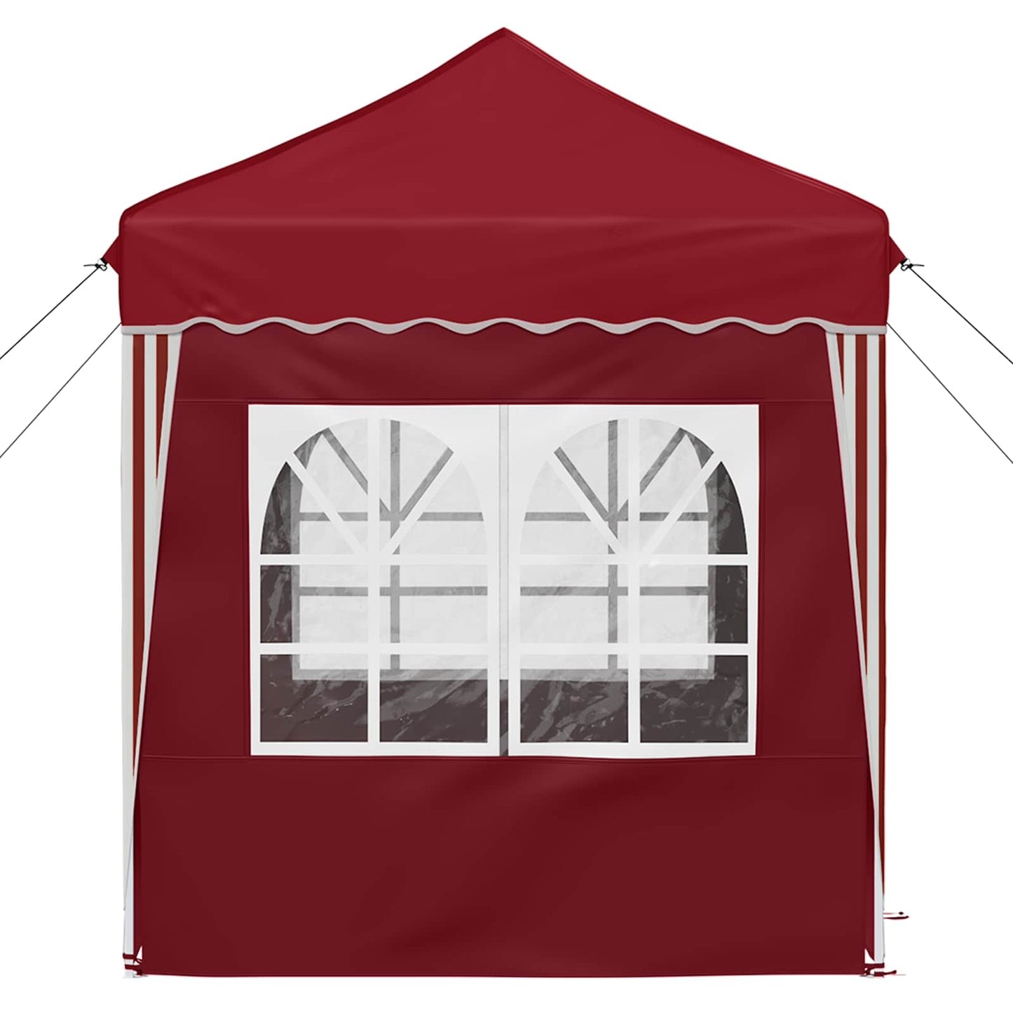 Tenda per feste a pop-up 195 x 195 x 245 cm Borgogna
