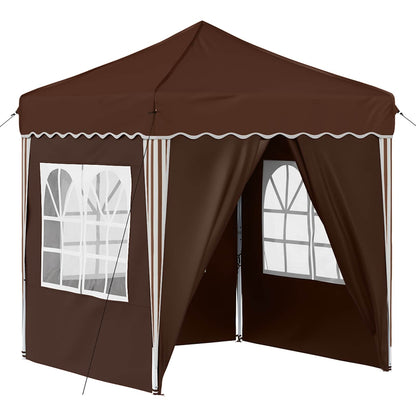 Tenda per feste a pop-up 195 x 195 x 245 cm Marrone | homemem39