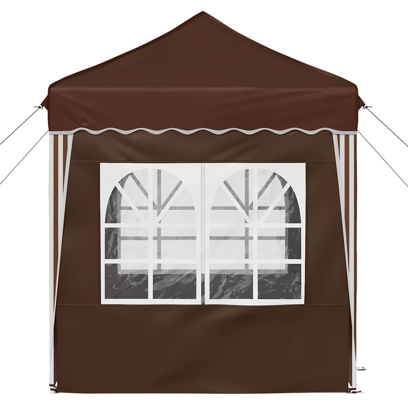Tenda per feste a pop-up 195 x 195 x 245 cm Marrone | homemem39