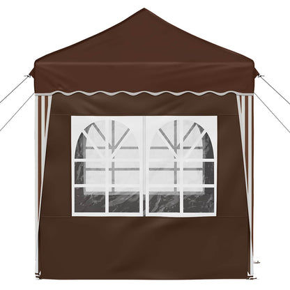 Tenda per feste a pop-up 195 x 195 x 245 cm Marrone | homemem39