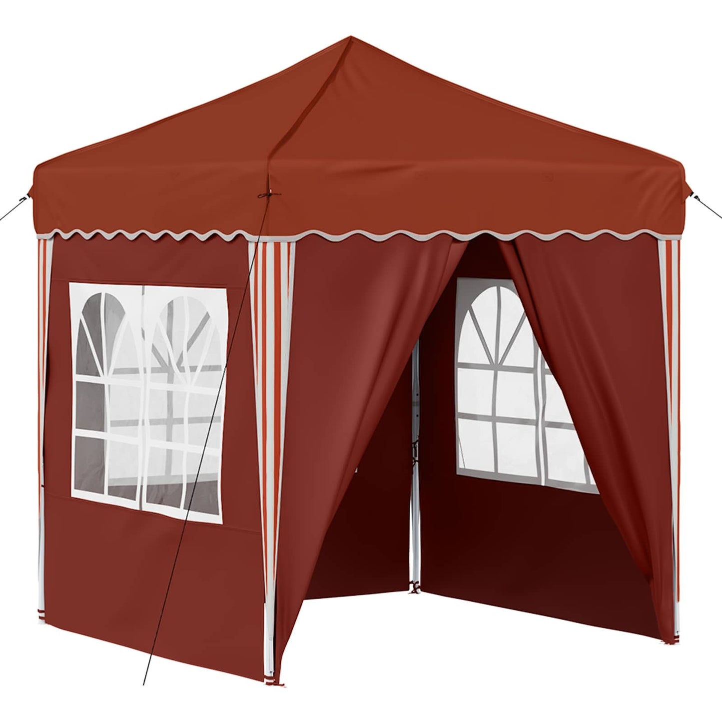 Tenda per feste a pop-up 195 x 195 x 245 cm Terracotta | homemem39