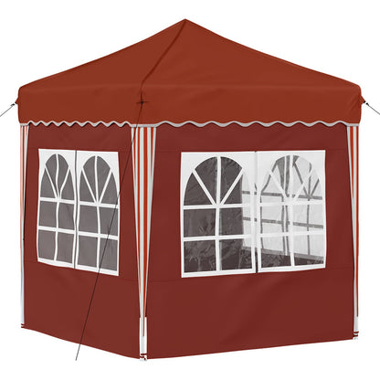Tenda per feste a pop-up 195 x 195 x 245 cm Terracotta | homemem39