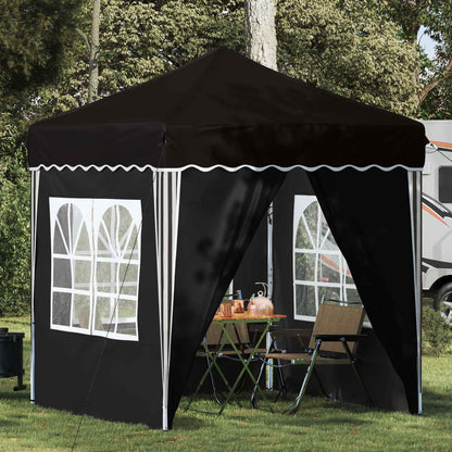 Tenda per feste a pop-up 195 x 195 x 245 cm Nero Tessuto Oxford | homemem39