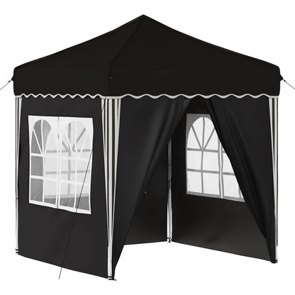 Tenda per feste a pop-up 195 x 195 x 245 cm Nero Tessuto Oxford | homemem39