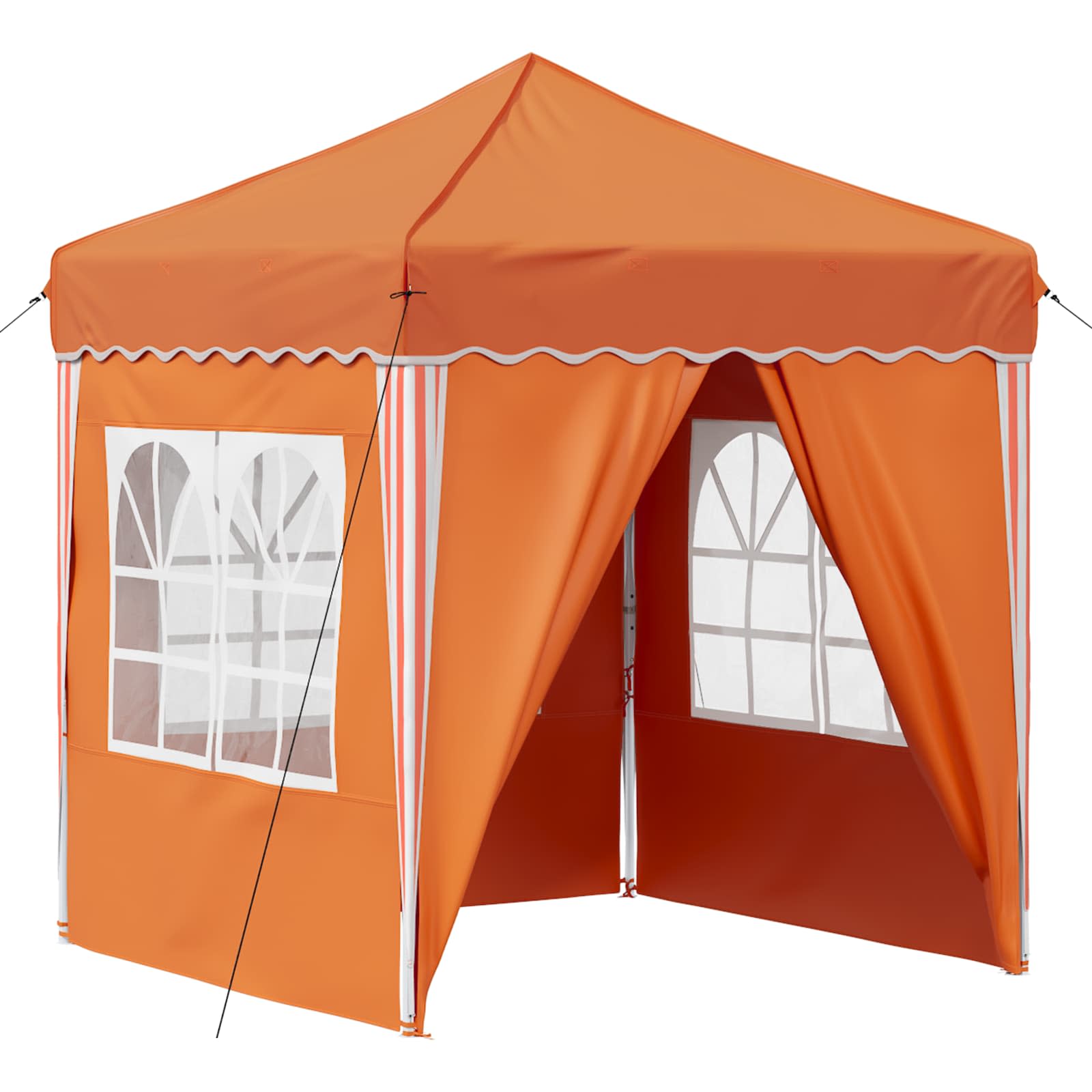 Tenda per feste a pop-up 195 x 195 x 245 cm Arancione | homemem39