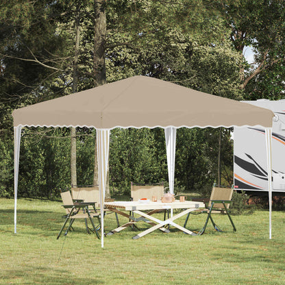 Tenda per feste a pop-up 288 x 288 x 245 cm Crema | homemem39