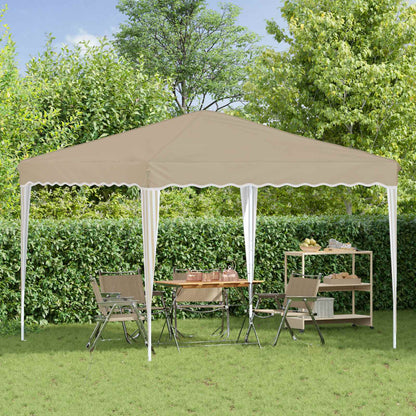 Tenda per feste a pop-up 288 x 288 x 245 cm Crema