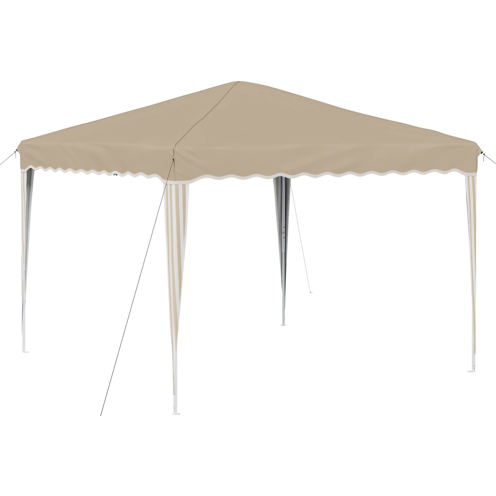 Tenda per feste a pop-up 288 x 288 x 245 cm Crema | homemem39