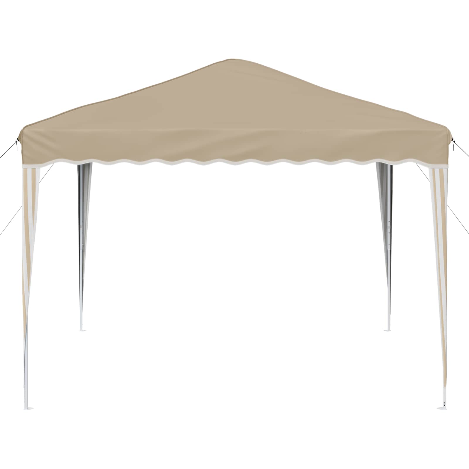 Tenda per feste a pop-up 288 x 288 x 245 cm Crema | homemem39