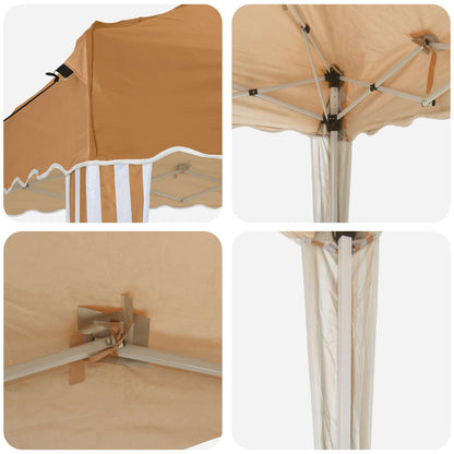 Tenda per feste a pop-up 288 x 288 x 245 cm Beige | homemem39