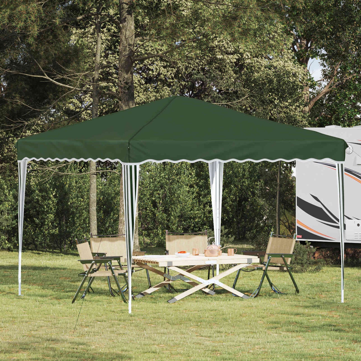 Tenda per feste a pop-up 288 x 288 x 245 cm Verde | homemem39