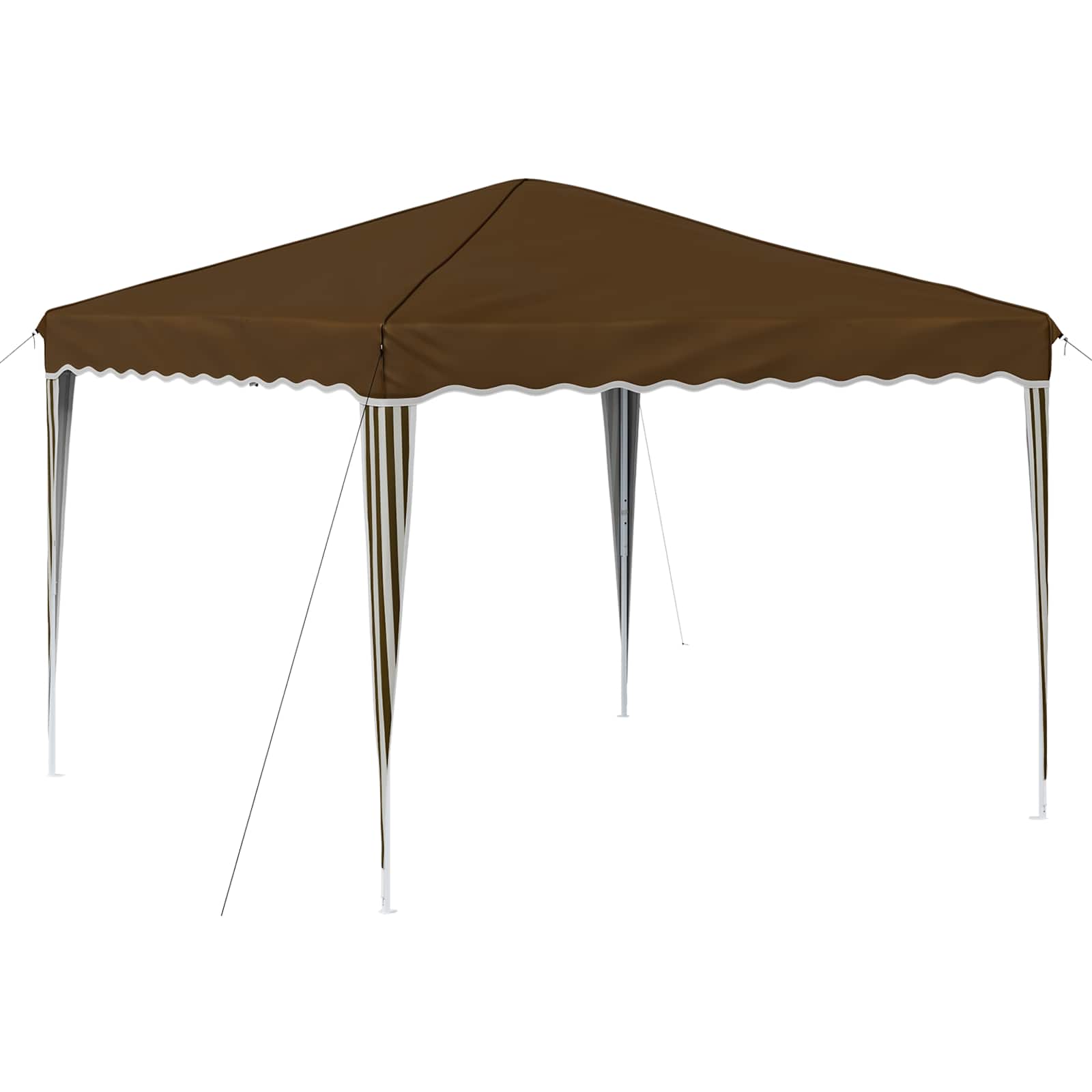 Tenda per feste a pop-up 288 x 288 x 245 cm Tortora | homemem39