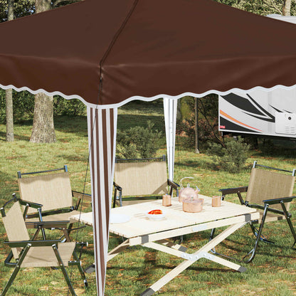 Tenda per feste a pop-up 288 x 288 x 245 cm Marrone | homemem39