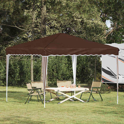 Tenda per feste a pop-up 288 x 288 x 245 cm Marrone | homemem39