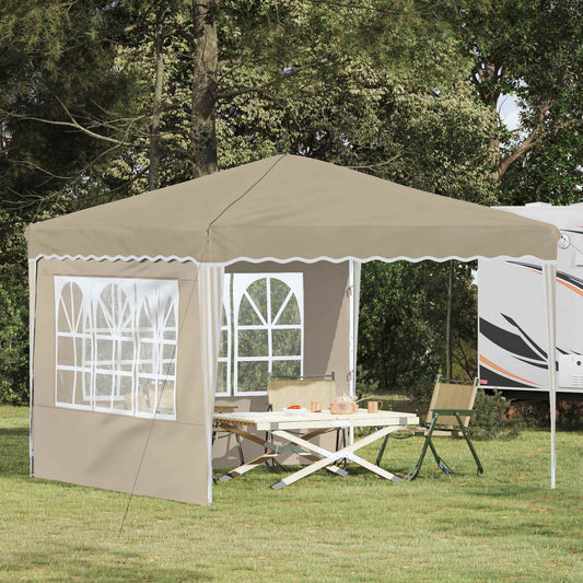 Tenda per feste a pop-up 288 x 288 x 245 cm Crema | homemem39