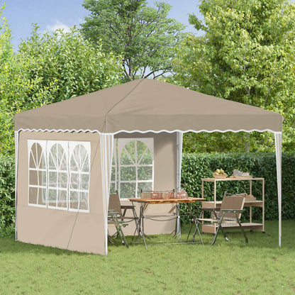 Tenda per feste a pop-up 288 x 288 x 245 cm Crema | homemem39