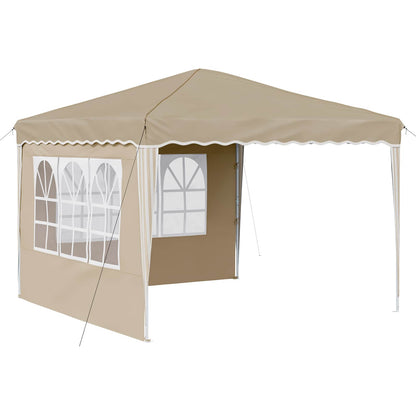 Tenda per feste a pop-up 288 x 288 x 245 cm Crema | homemem39