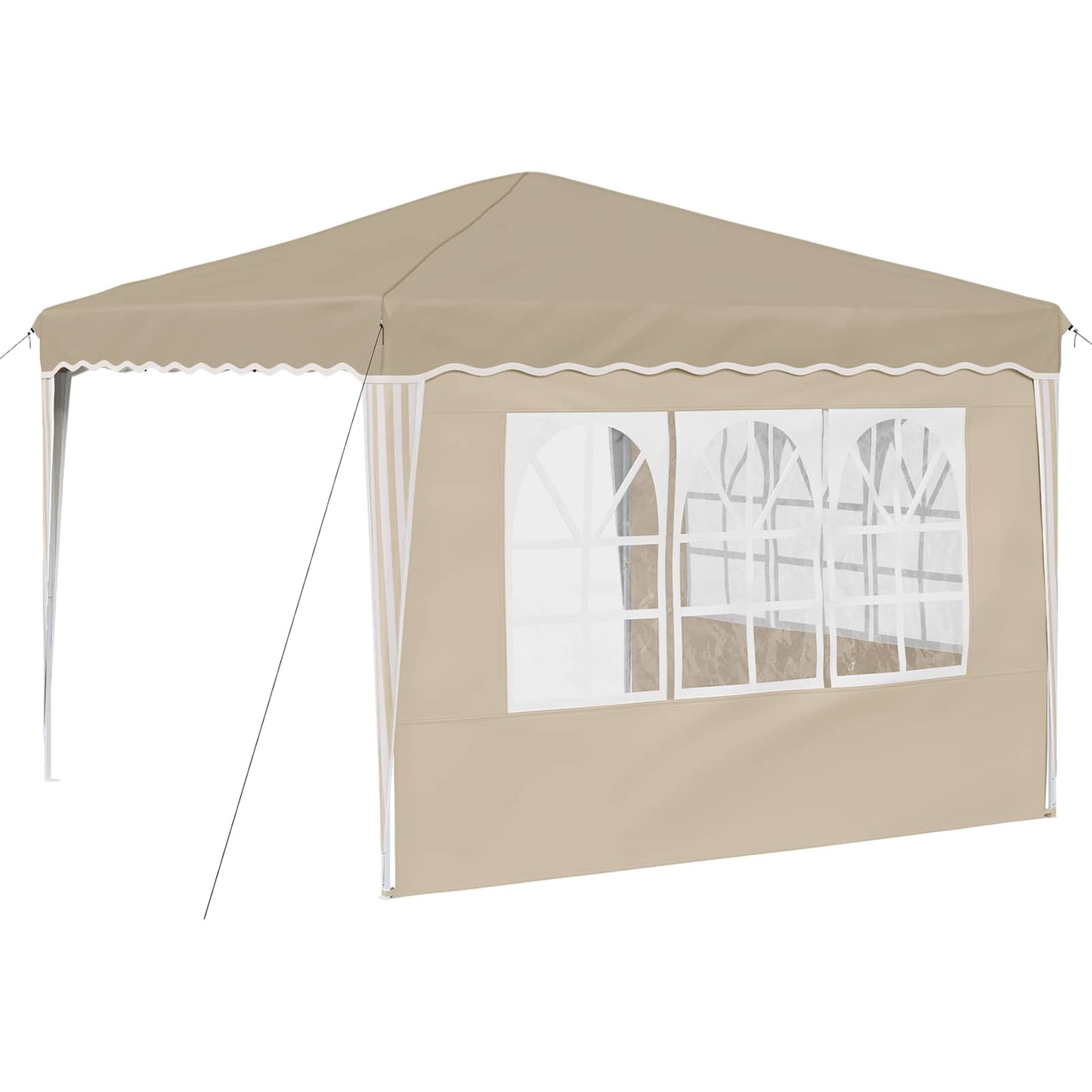 Tenda per feste a pop-up 288 x 288 x 245 cm Crema | homemem39